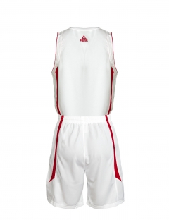 12er Satz PEAK Herren Trikotsets weiß/rot