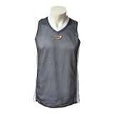 Frontansicht Basketballtrikots schwarz/weiß