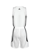 12er Satz PEAK Herren Trikotsets weiß/schwarz